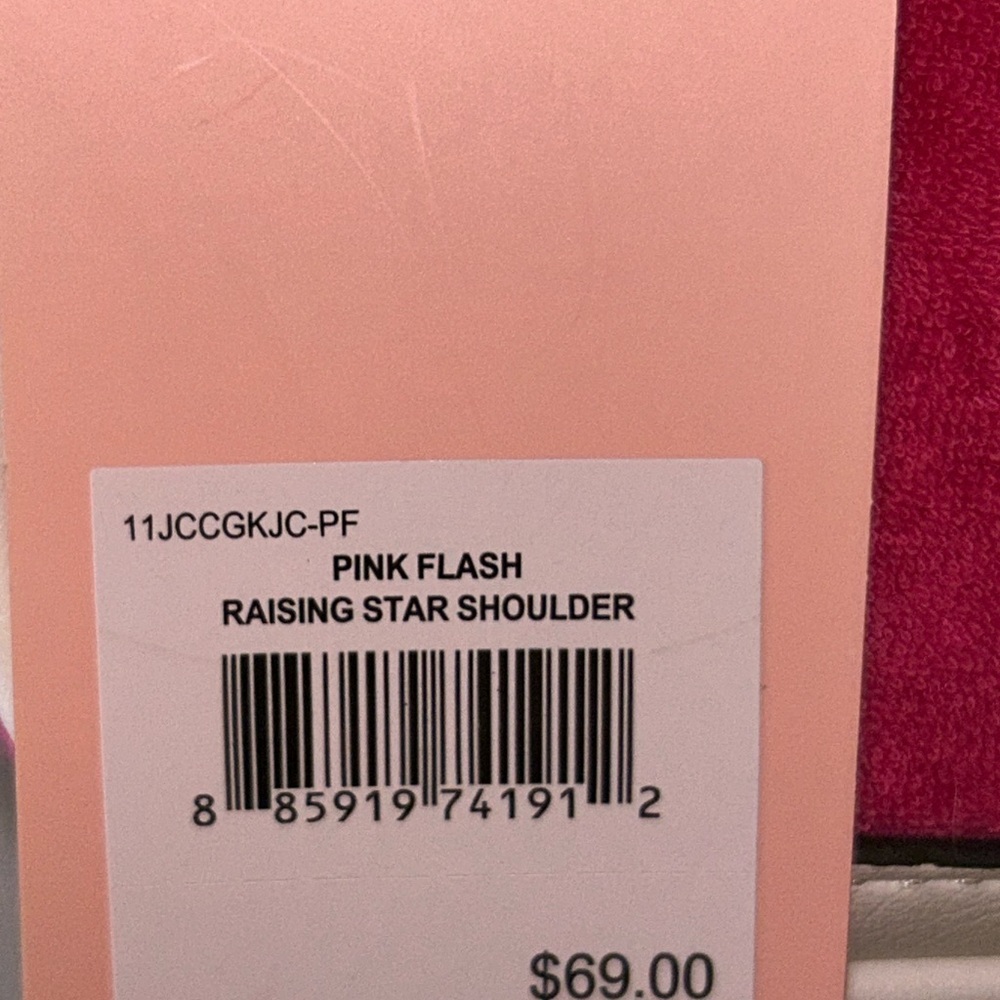 NWT juicy couture pink flash rising star shoulder bag - Picture 6 of 7